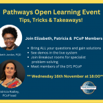 Pathways Open Learning session