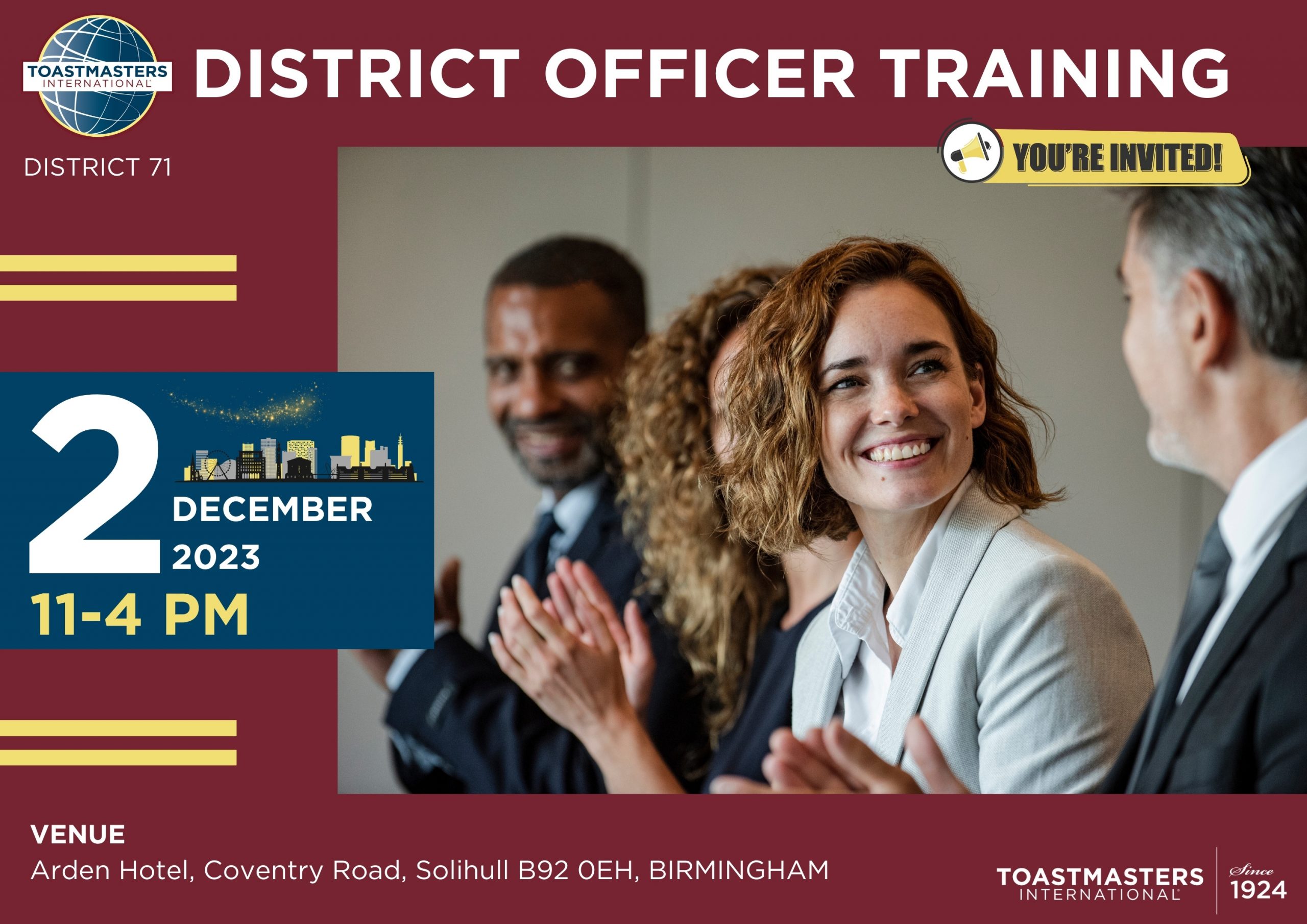 District Officer Training round 2 - Birmingham