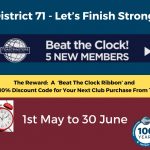 Beat The Clock membership campaign