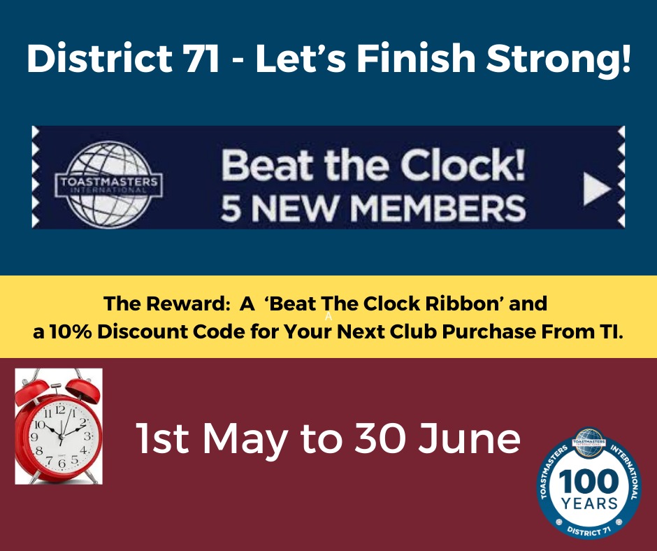 Beat The Clock membership campaign