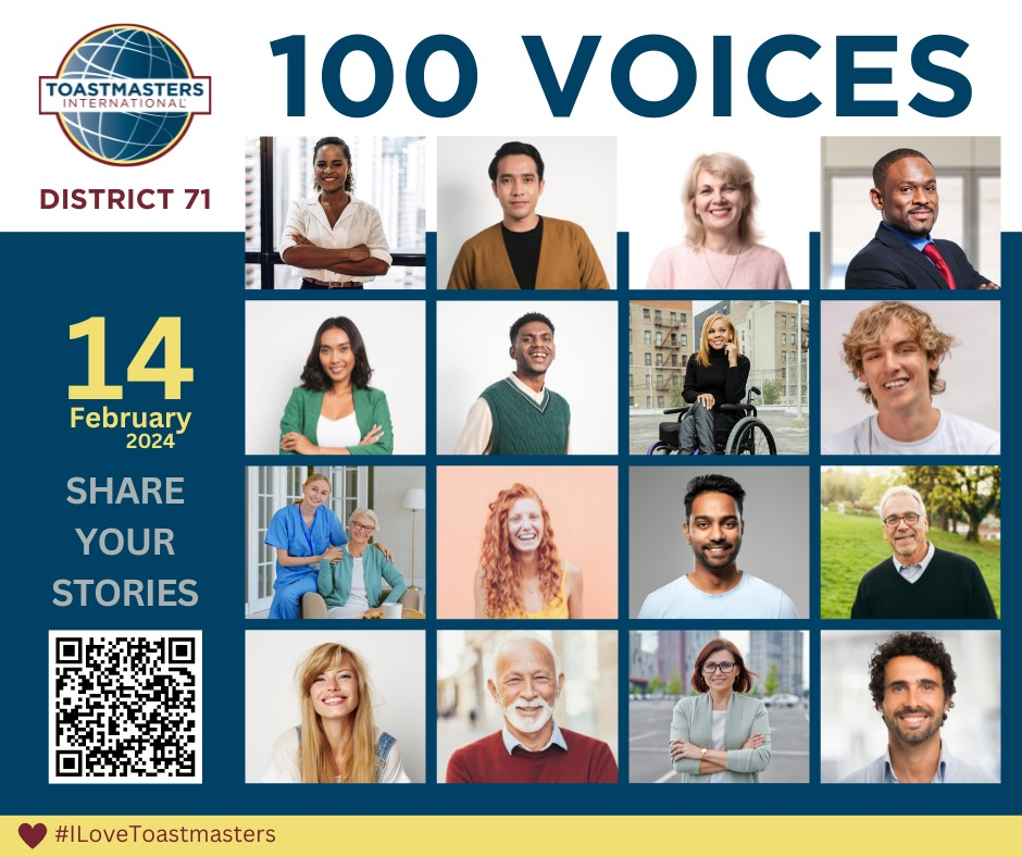 100 voices poster
