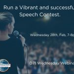 Run a Vibrant and successful speech contest.