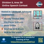 Area S30 Online Speech Contest