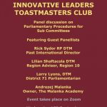 Panel discussion on Parliamentary Procedures for Sub-Committees