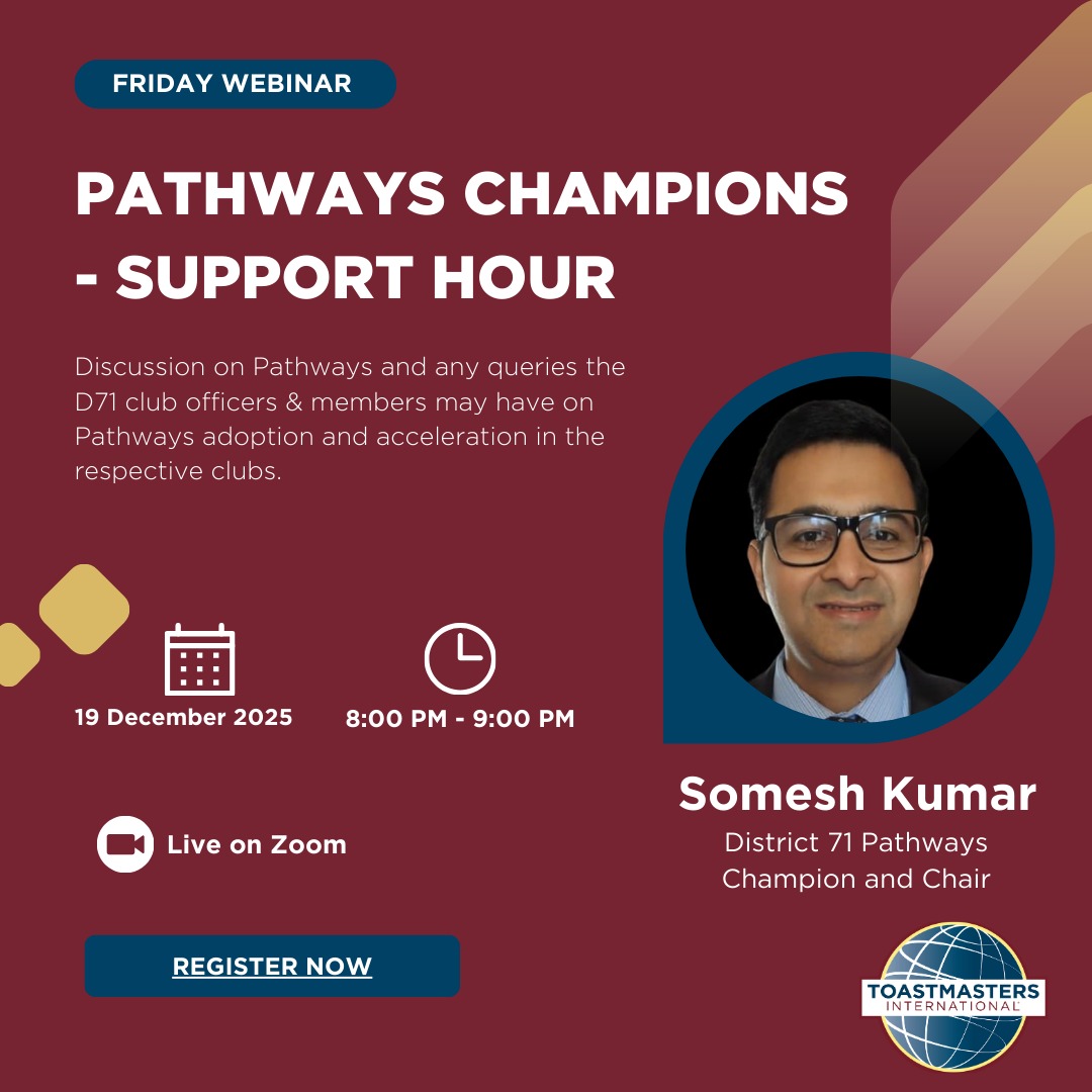 Pathways Champions Support Hour poster - 19 Dec 2025