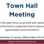Town Hall meeting with the District Leadership Team