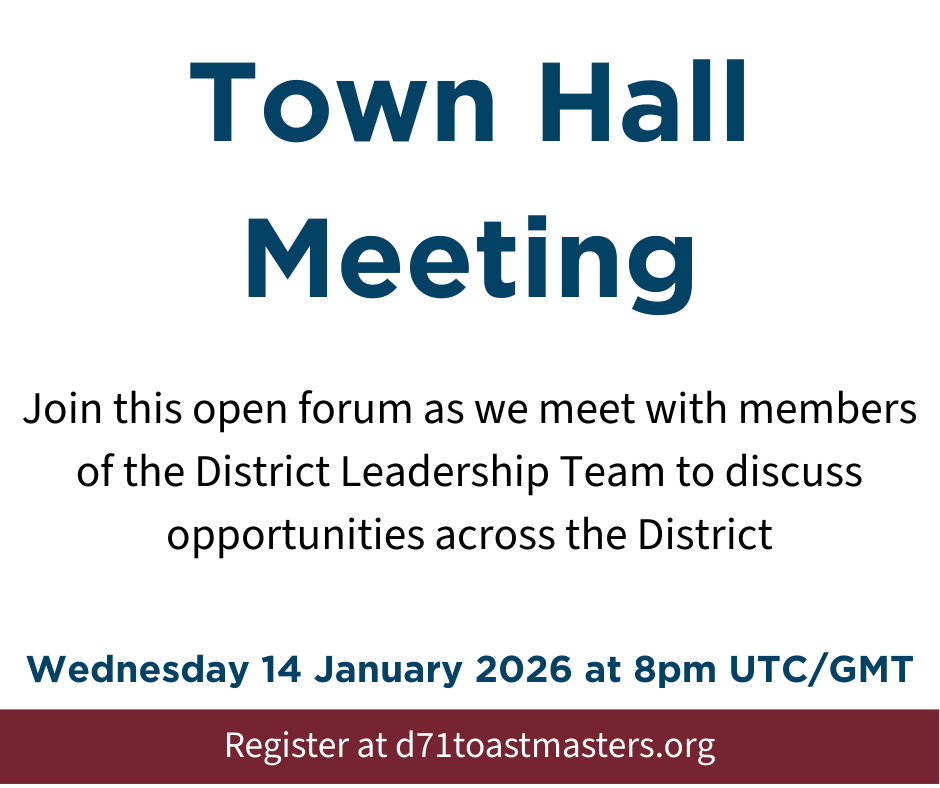 Town Hall meeting with the District Leadership Team
