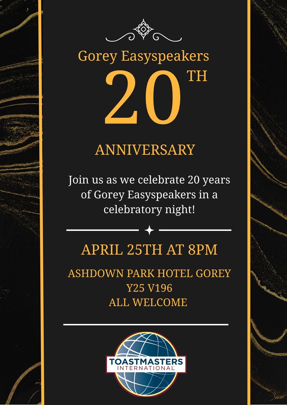 Gorey Easyspeakers Twentieth Anniversary