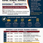 Club Officer Training - hosted by Division E