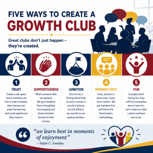 Five ways to create a growth club