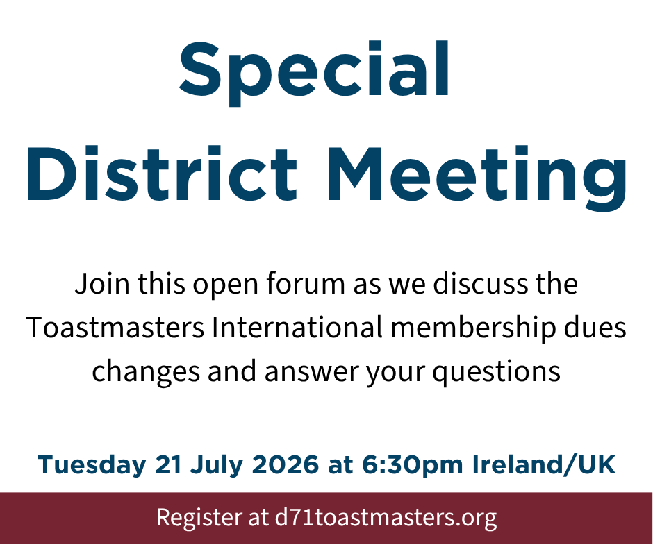 Special District Meeting