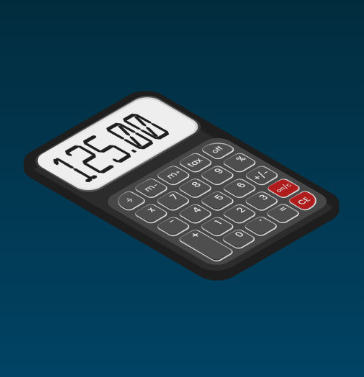 Image of calc with 125.00